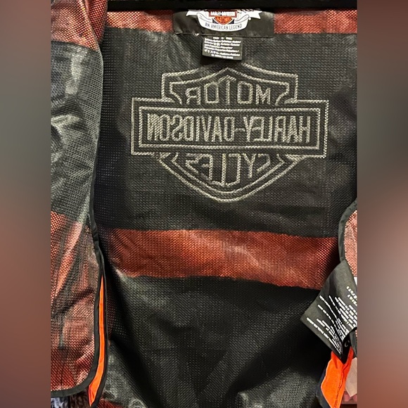 Harley Davidson Adjustable Hi-Vis Reflective Vest - Picture 9 of 11